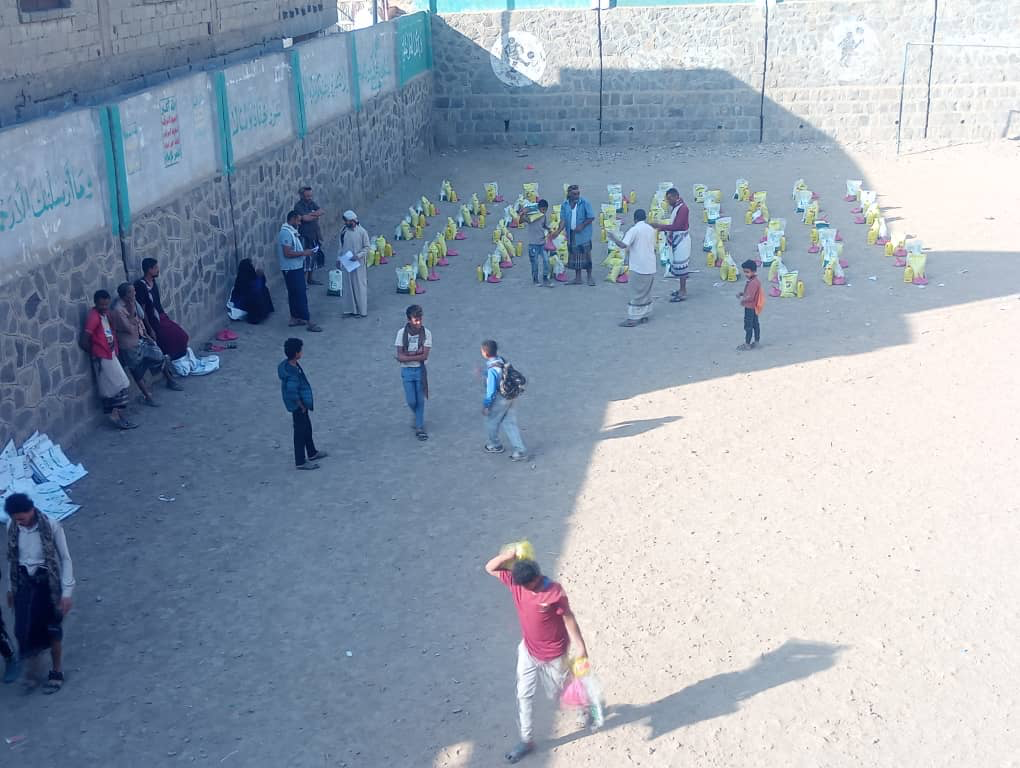 January 2026 Yemen relief - Good Men Corp food basket distribution to families in need