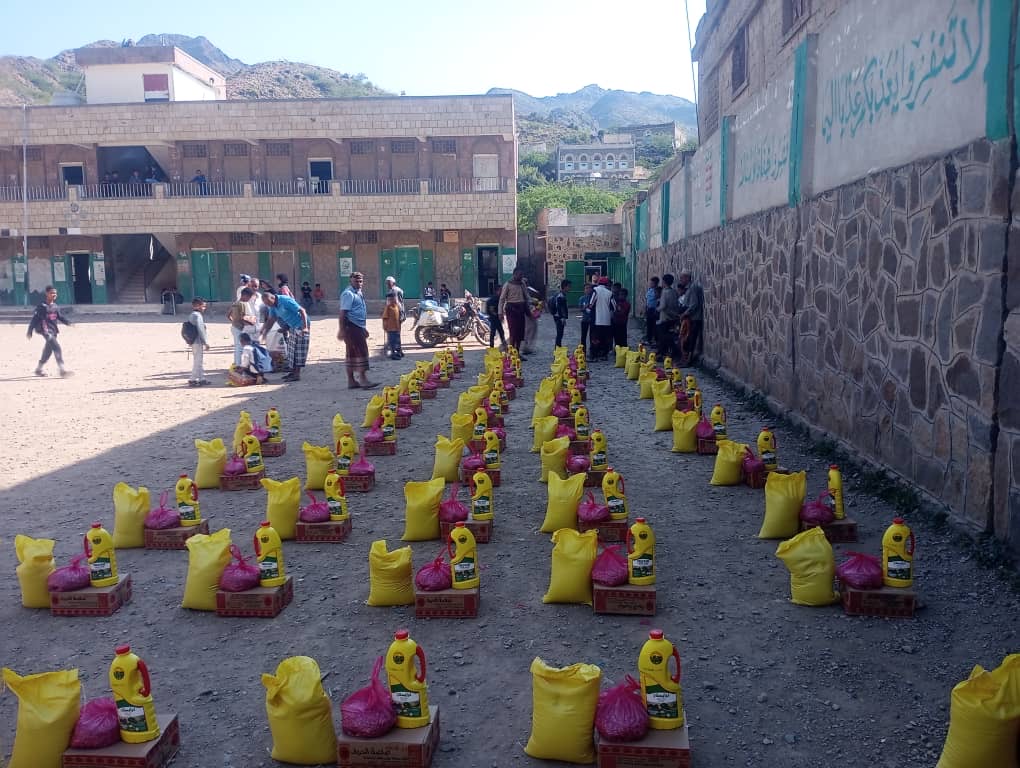 Yemen humanitarian work - Good Men Corp food basket program supporting families in need